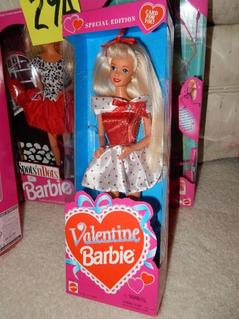 lot 29A image: 6 misc. Barbies