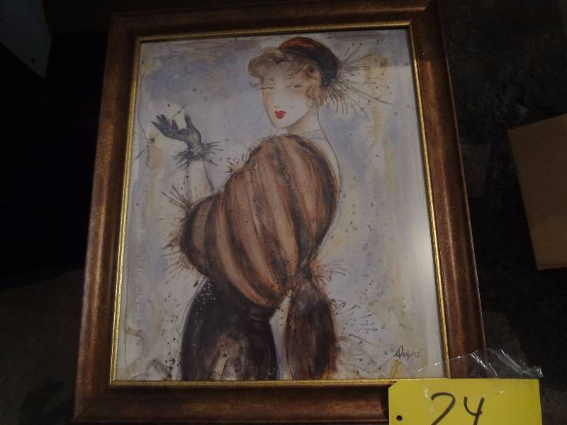 lot 24 image: Two Glamor Ladies