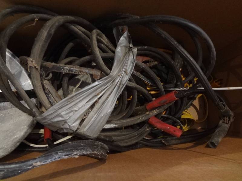 lot 27 image: Lot of Tools,Cords, Hardware