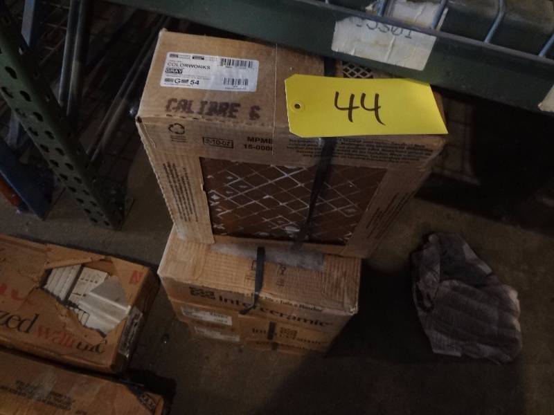 lot 44 image: Tile, Four Boxes