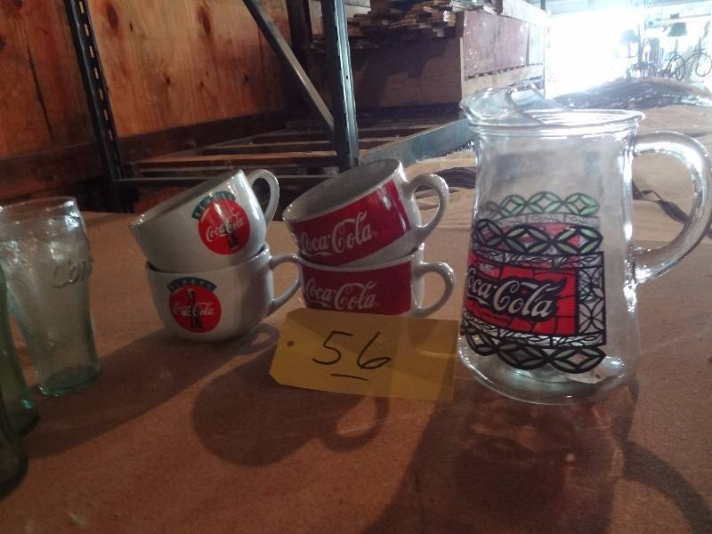 lot 56 image: Coke Glasses
