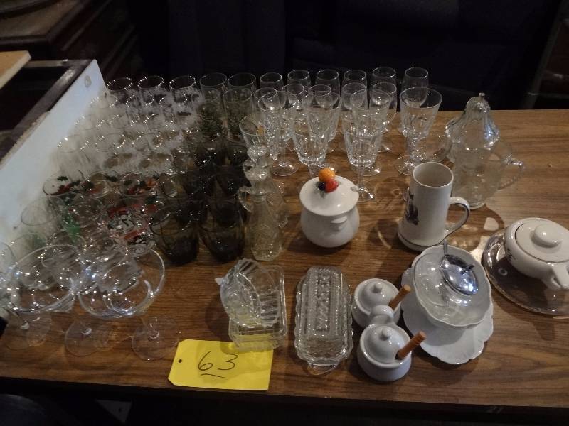 lot 63 image: Large Lot of Glass