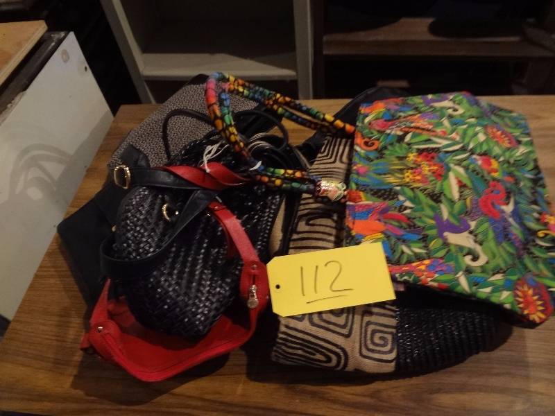 lot 112 image: Lot of Ladies Hand Bags