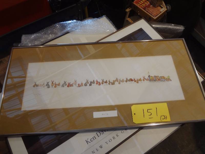 lot 151 image: (3) Prints