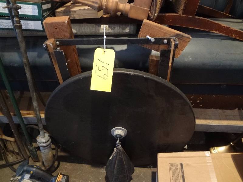 lot 159 image: Old Leather Speed Bag
