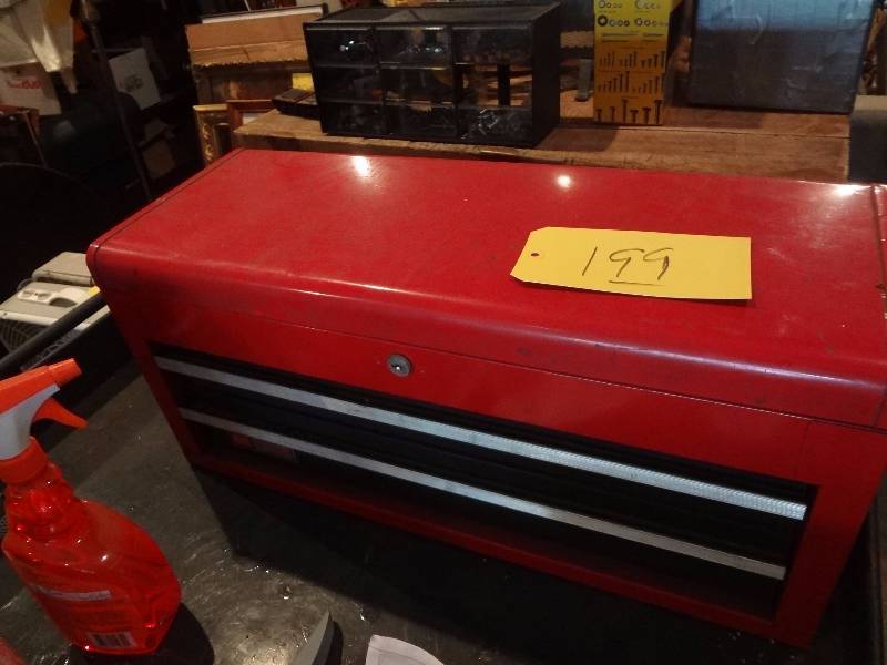lot 199 image: Craftsman Tool Box wContents
