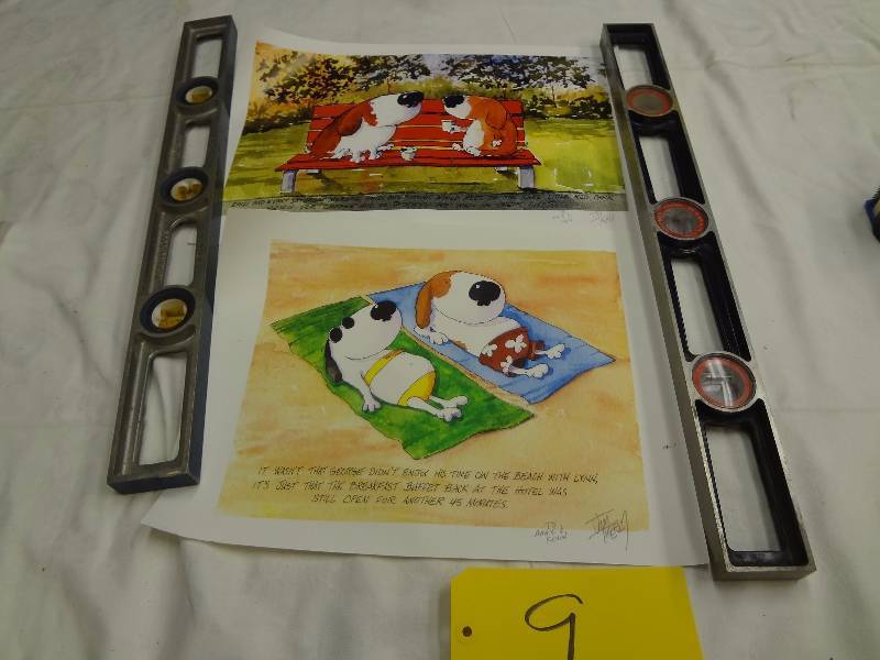 lot 9 image: Pair of Jim Tweedy Posters