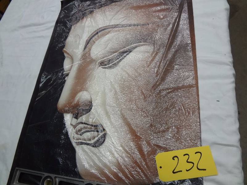 lot 232 image: Original Anne Chen Canvas, Buddha
