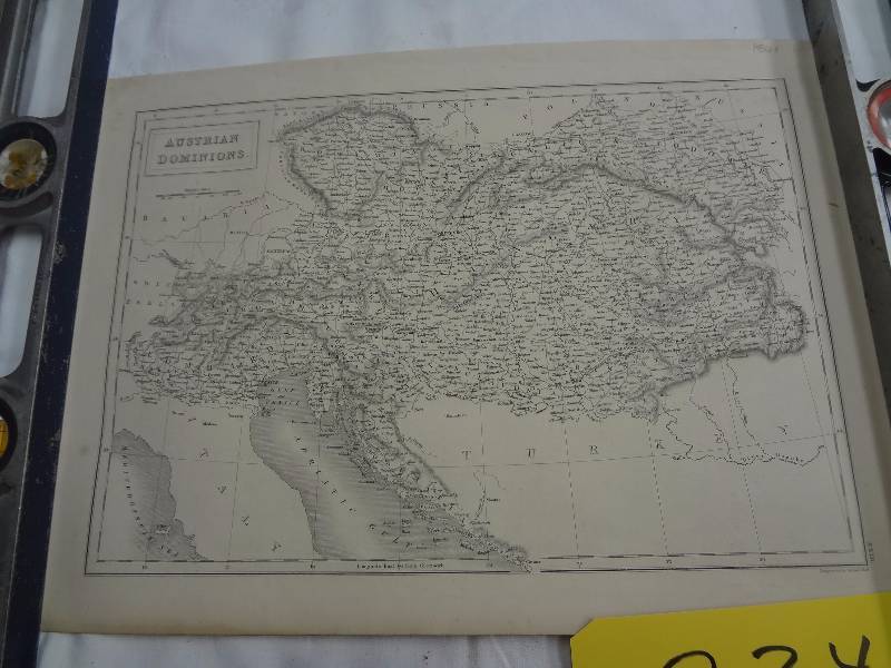 lot 234 image: 1841 Map of Austrian Dominions