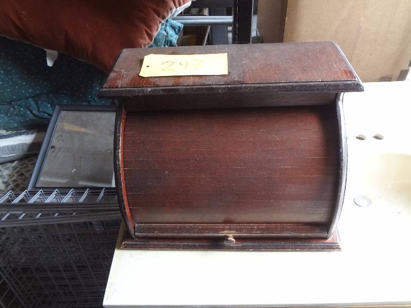 lot 247 image: Small Roll Top Cabinet