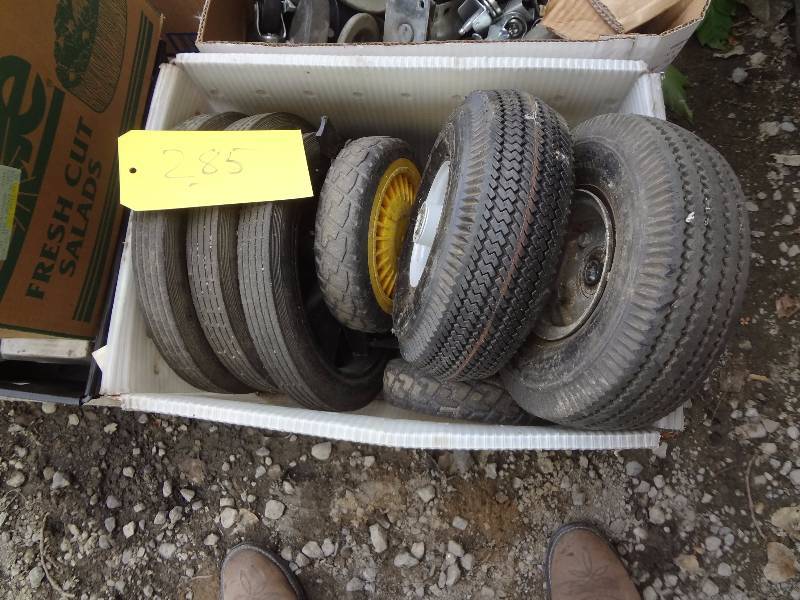 lot 285 image: Lot of Larger Wheels