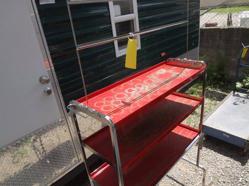 lot 344 image: Red and Chrome Display