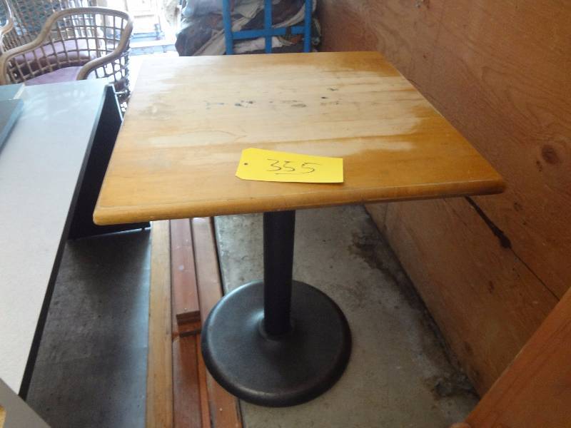 lot 355 image: Coffee Shop Table