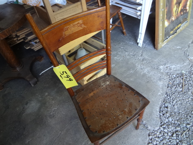 lot 599 image: Neat Old Chair
