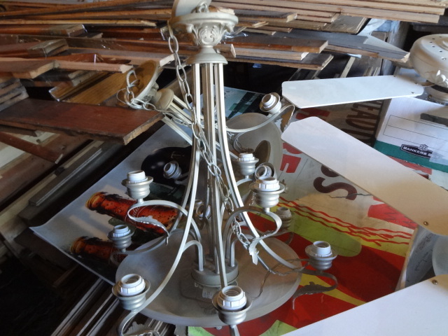 lot 600 image: Set of Fans and Chandeliers