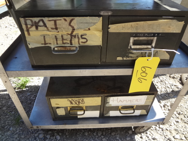 lot 606 image: Pair of Small Metal IndexFiles