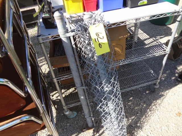 lot 626 image: Short Section of Fence wPosts