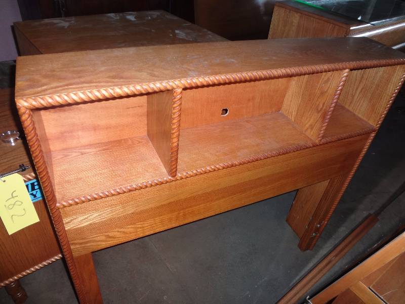 lot 482 image: Unusual Single Bed Head Board