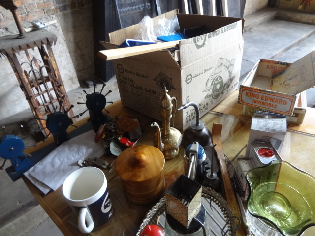 lot 559 image: Tools, Oil Cans,Bulbs, Treasures