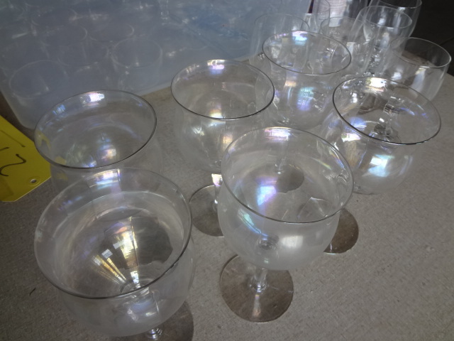lot 570 image: Goblets,Wines,Champagnes, Clear Cups