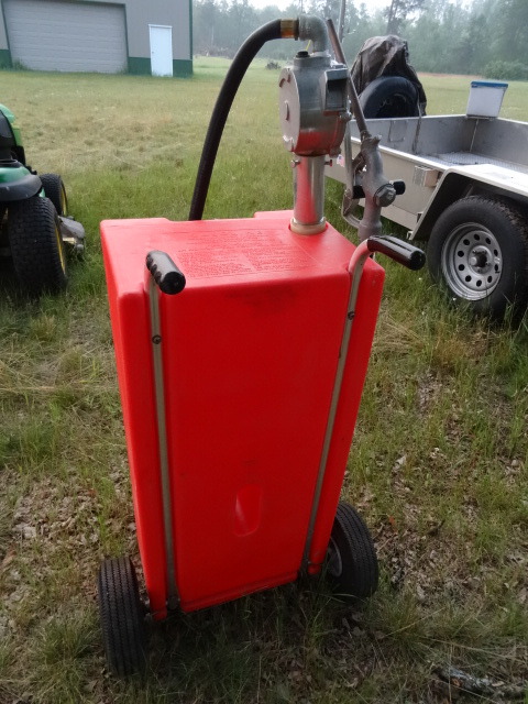 Plastic gas caddy