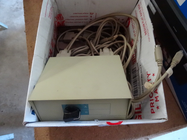 lot 35 image: KVM AB Switch with Cables