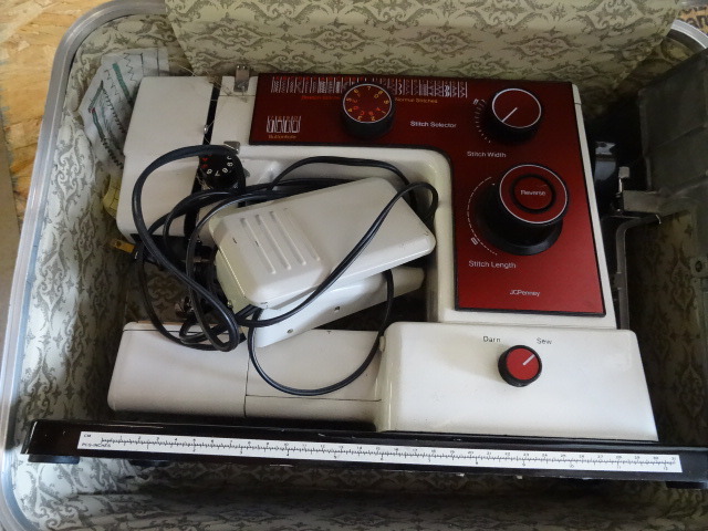 lot 62 image: JC Penny Sewing Machine