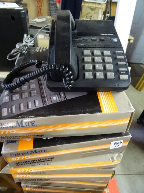 lot 86 image: Phone Mate Answering Machines
