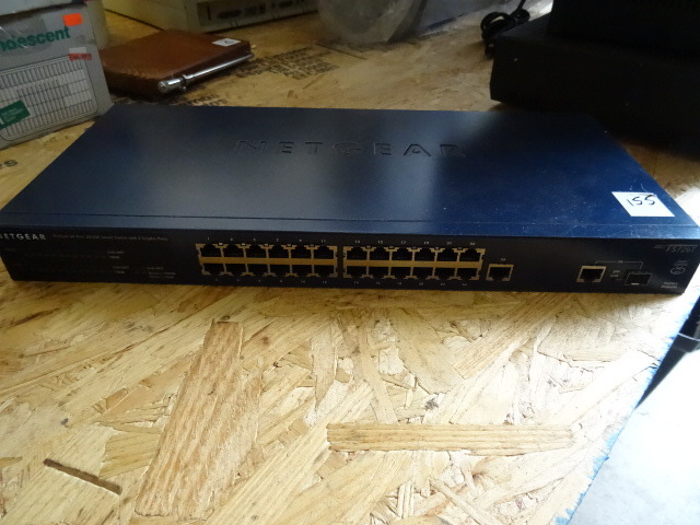 lot 155 image: NetGear ProSafe (FS726T) 24-Ports External Switch Managed