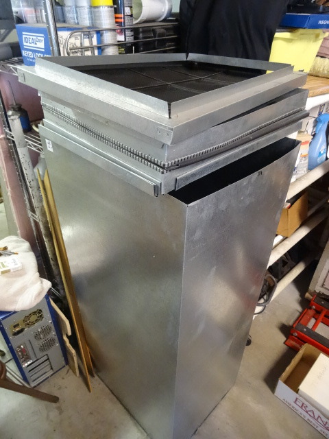 lot 168 image: 2 Furnace Plenums with parts.