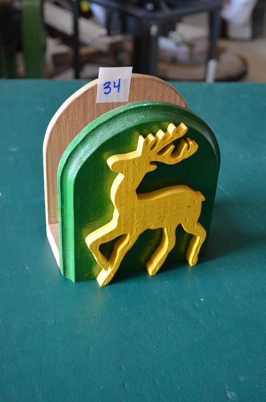 John Deere Napkin Holder