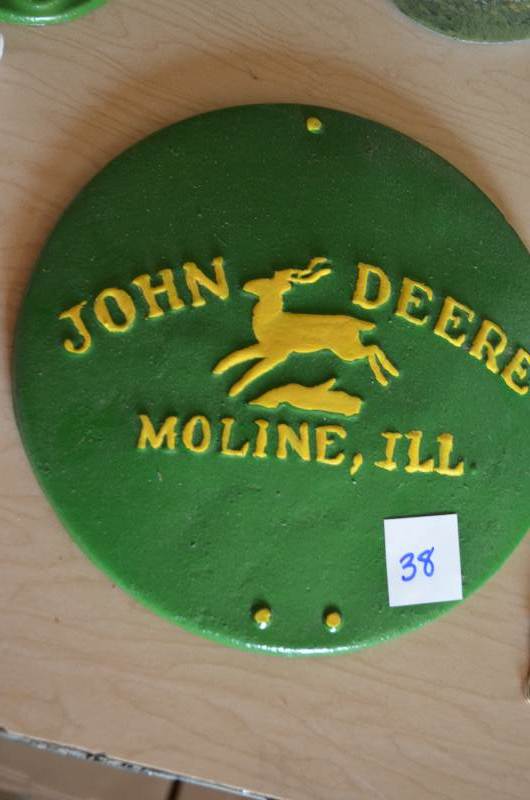 John Deere Metal Sign