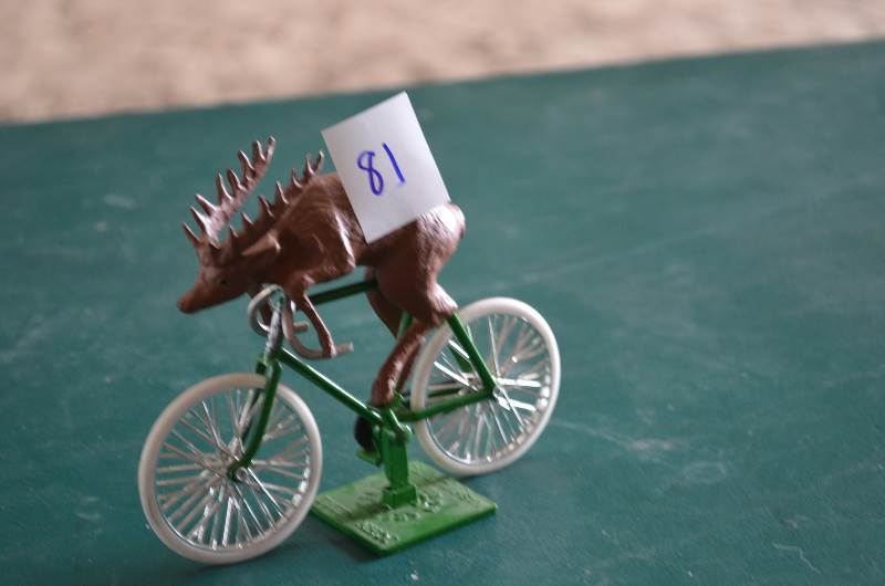 John Deere Bike Riding Deer