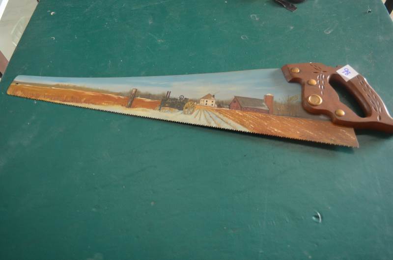 painted Hand Saw