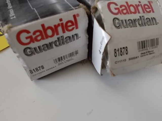 lot 195 image: Pair Gabriel Guardian 81878 Shocks,...