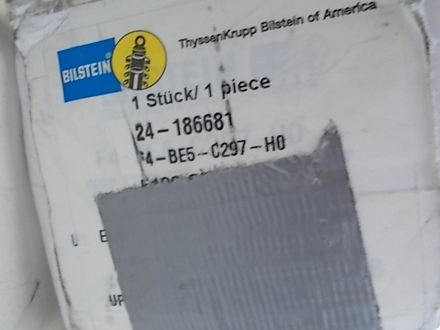 lot 204 image: Pair Bilstein 24-18668 Shocks, New,...