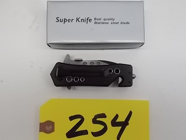 lot 254 image: Super Knife YC-555SF Lock Blade Res...