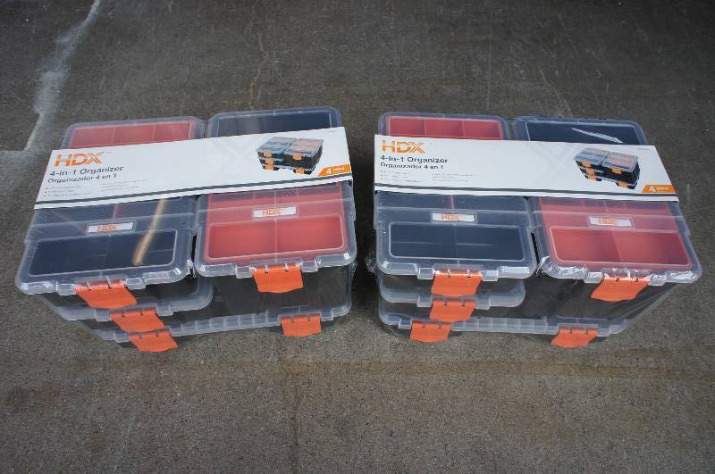 lot 24 image: (2) HDX 4-in-1 Organizers