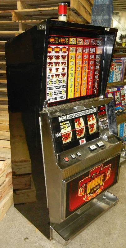 lot 1003 image: BALLY REEL SLOT MACHINE BLAZING 777 DOUBLE JACKPOT