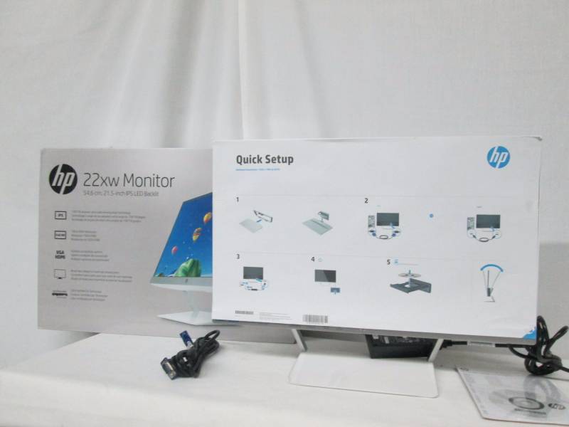 lot 12 image: HP Pavilion 22 1080p IPS LED Monitor
