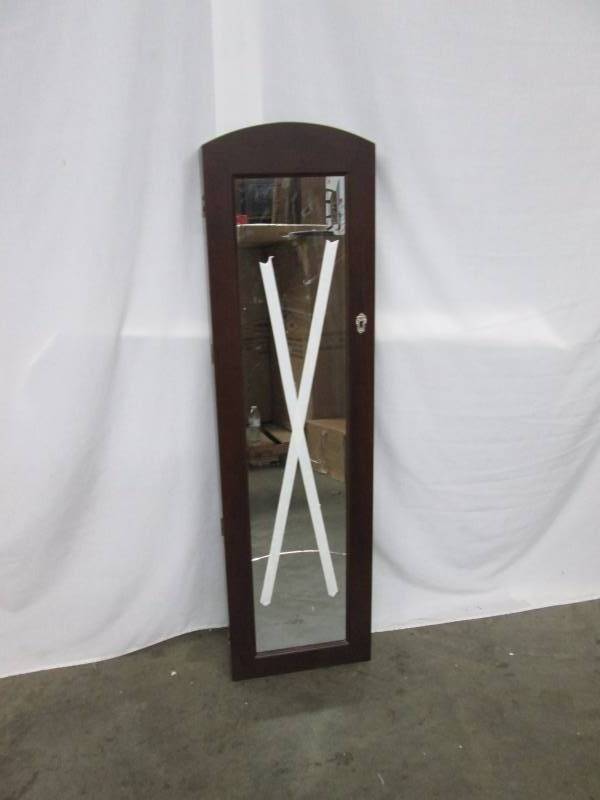 lot 65 image: Mirror with Jewelry Armoire