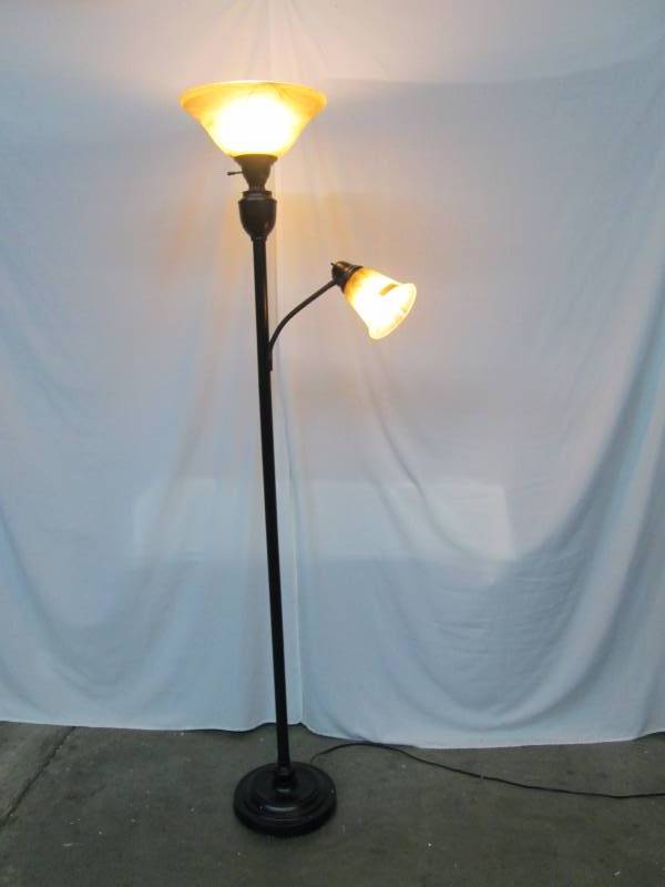 lot 61 image: McLeland Design Mother Daughter Floor Lamp