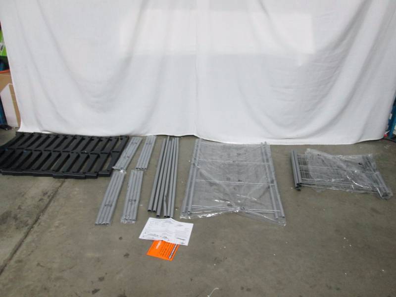 lot 55 image: Whitmor 45 14 in. Double Rod Standing Closet
