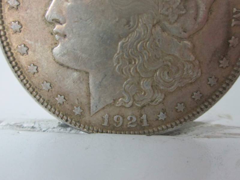 lot 50 image: 1921 Morgan Silver Dollar