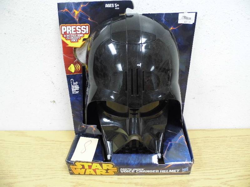 lot 8 image: New Darth Vader Voice Changing Helmet