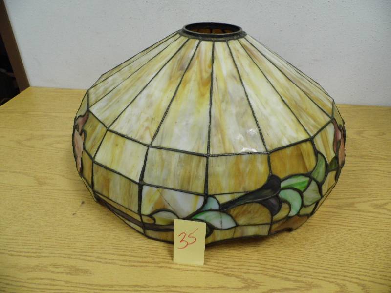lot 35 image: Stained Glass Shade