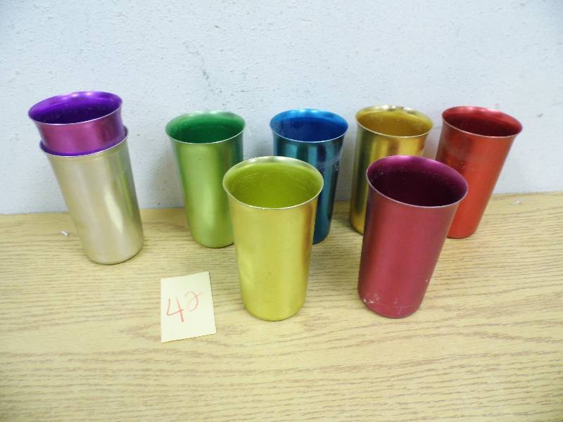 lot 42 image: Aluminum Glasses