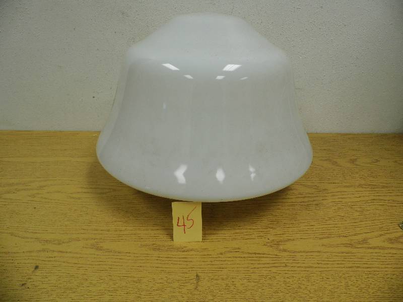lot 45 image: Vintage Schoolhouse Light Shade