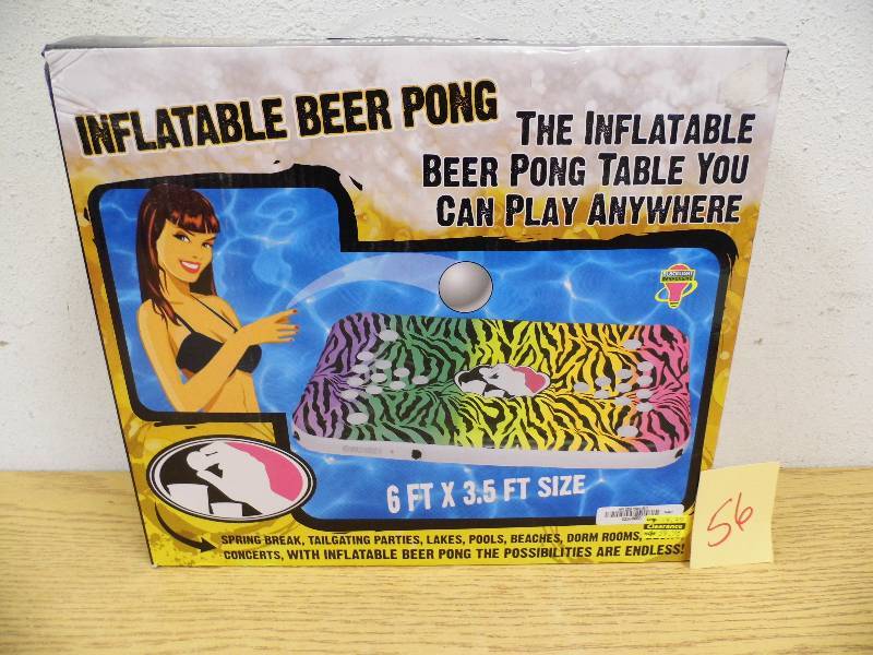 lot 56 image: New Inflatable Beer Pong Game