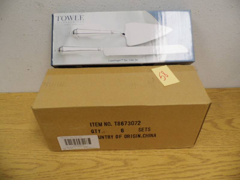 lot 58 image: Case of 6 New Cake Sets